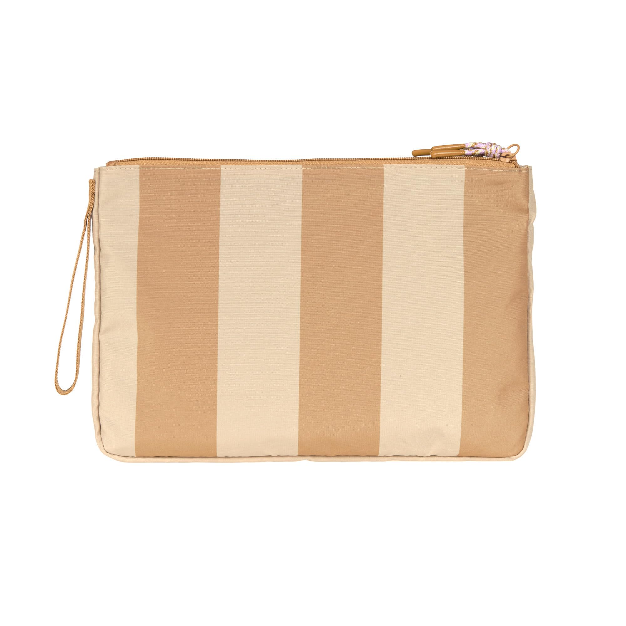 LÄSSIG Borsa per pannolini con fasciatoio per i bambini in movimento/Casual Changing Organizer beige/camel