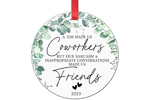 A Job Made Us Coworkers, But the Drinks Made Us Friends Ornament