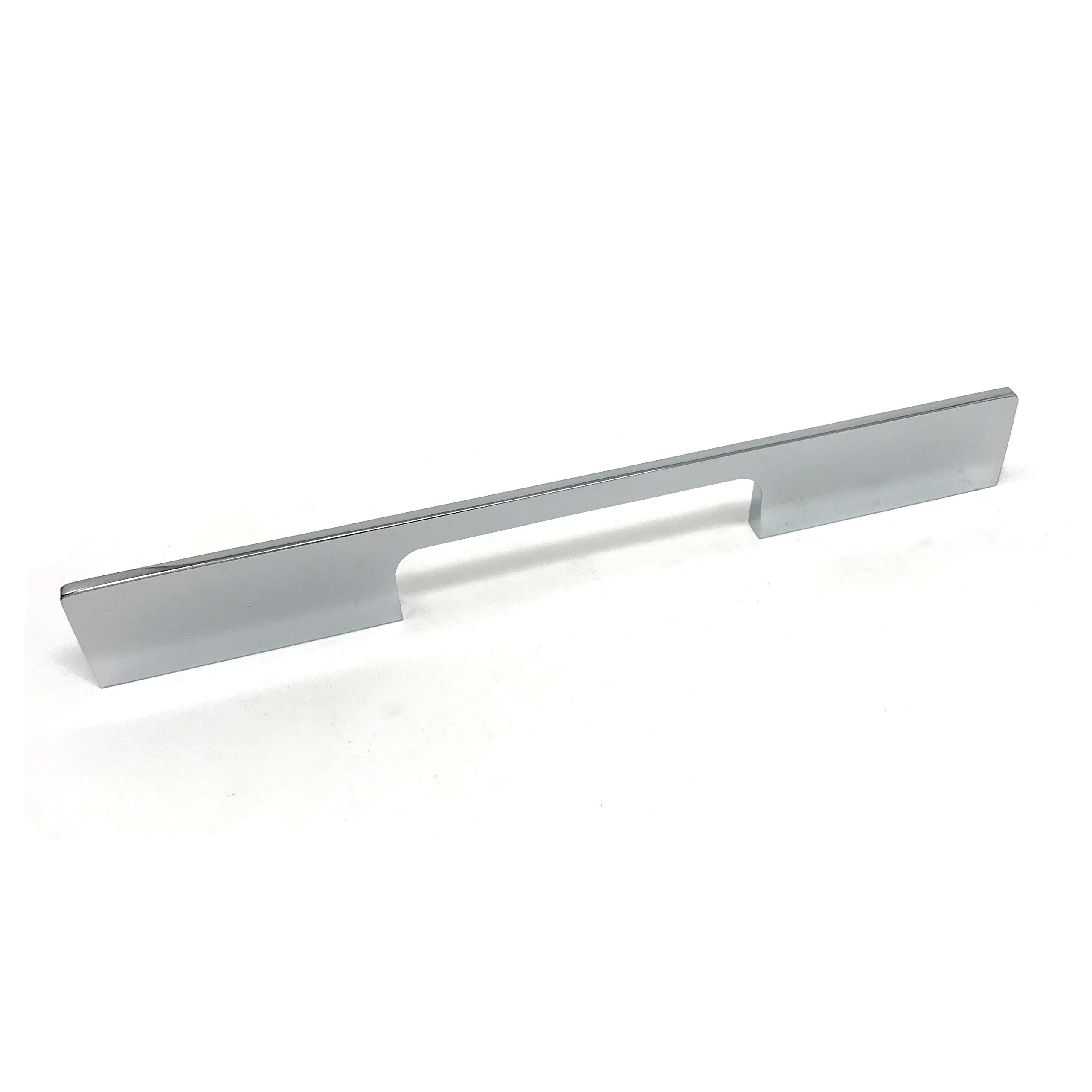 224mm Polished Chrome Flat Centre Pull Handle for Kitchen Cabinets | Bedroom | Bathroom | Furniture