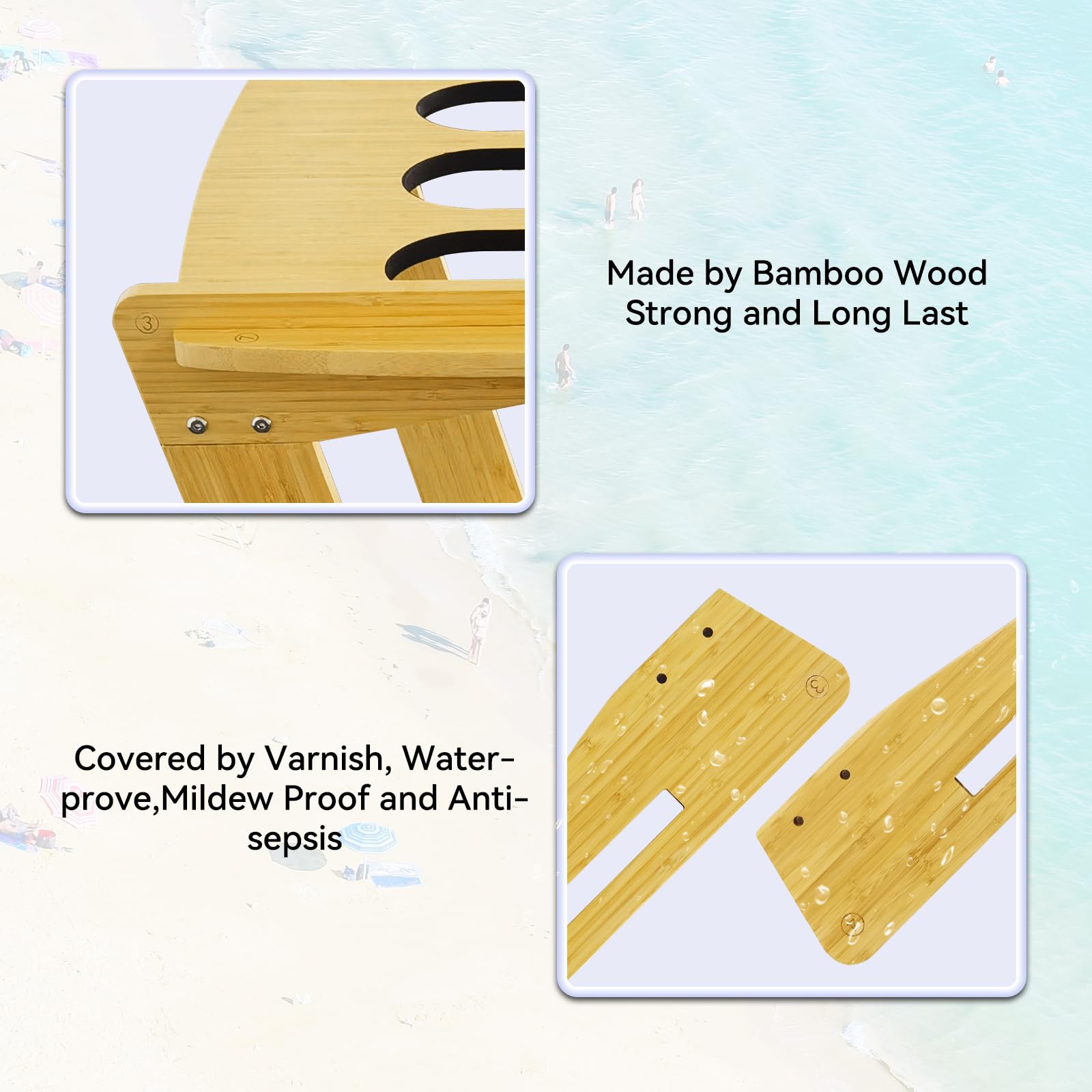 TWO STONES Support vertical pour planche de surf – Support mural libre pour planche de surf shortboard, paddle, snowboard, skateboard, ski et wakeboard (4 planches)