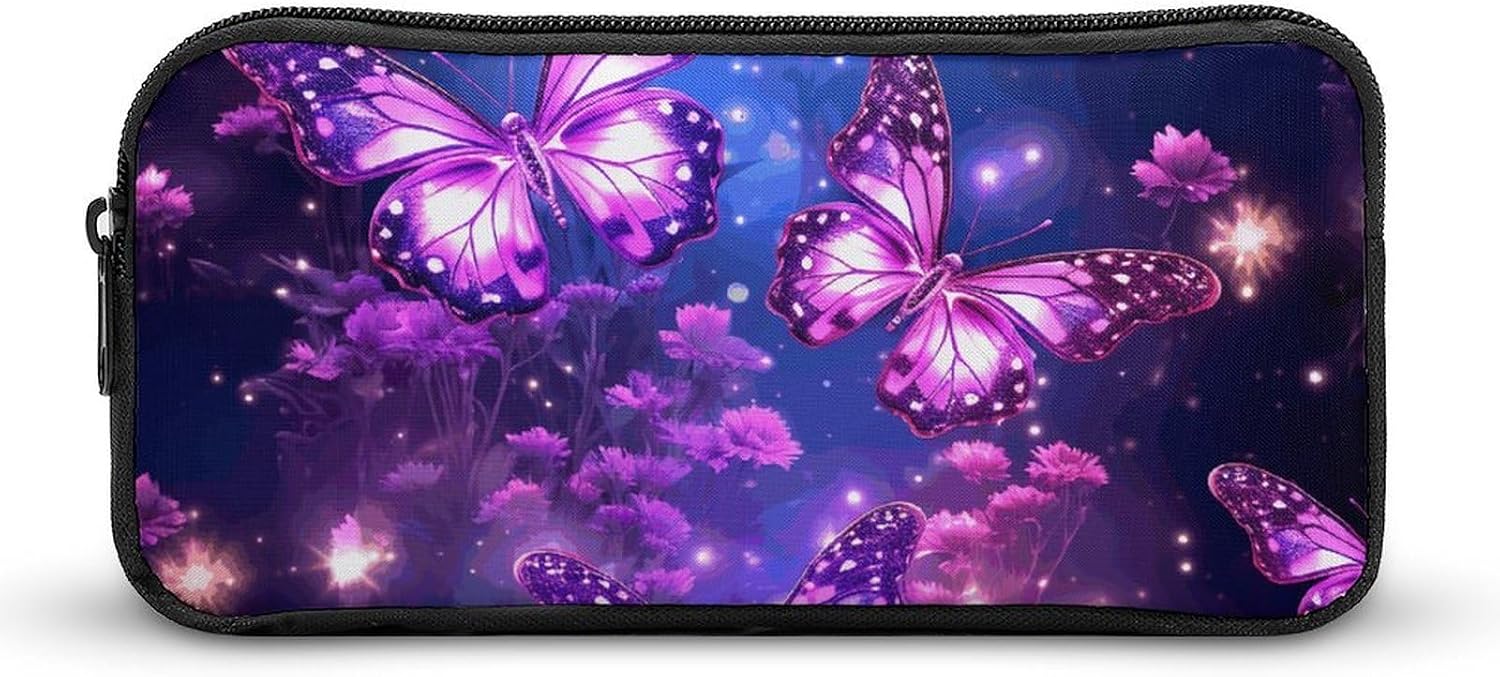 Large Capacity Pencil Case Multi-Purpose Makeup Pouch With Sturdy Zipper