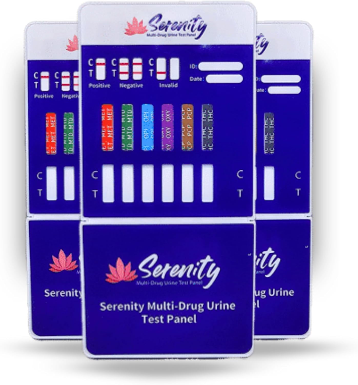 10 Panel Drug Test Dip Cards, Tests for 10 Commonly Abused Drugs, 99% Accurate, Fast Results, CLIA Waived, Easy-Read (25)