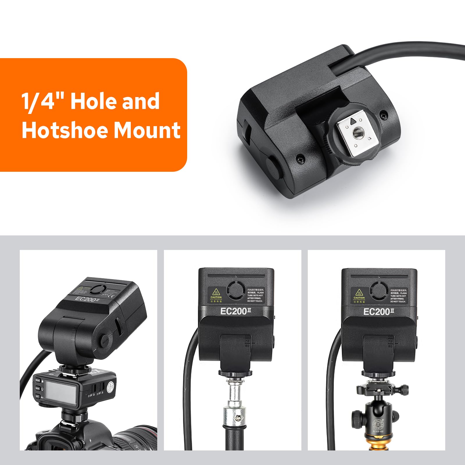 Godox FLASH フラッシュ　AD200 PRO + アクセサリ Amazon.com : Godox EC200 II Extension Flash Head for Godox
