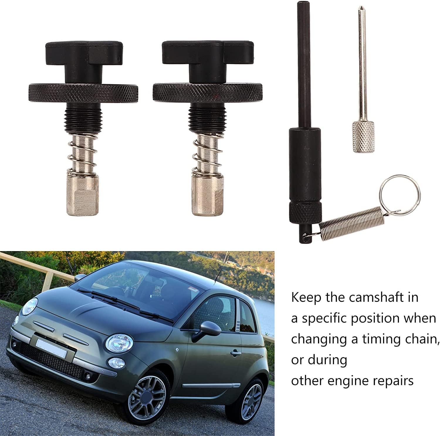 Kit Catena Distribuzione 1.3 Multijet Motore Diesel Set Fasatura Bloccaggio per Alfa Romeo Fiat Ford Lancia Suzuki Opel CDTi, Kit Messa in Fase Fiat 1.3 JTD Multijet