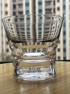 Edo Tokyo Kiriko Style Whiskey Glass – Handmade Crystal Tumbler for Bourbon, Scotch & Cocktails | Cut Glass Design, 8.5Oz | Japanese Old Fashioned Glass, Gift for Men-1 Cup