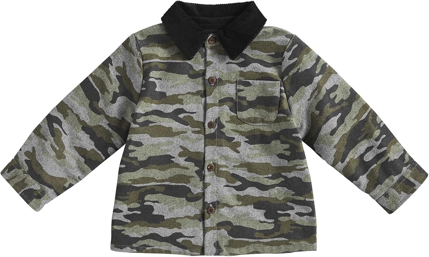 Mud Pie Baby Boys' Camo Shacket