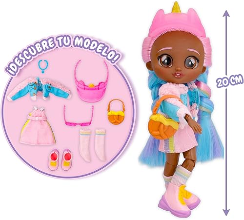 Miniatura 4 de Cry Babies BFF Jassy - Muñeca de moda con más de 9 sorpresas, incluyendo atuendo y accesorios para juguete de moda, niñas y niños de 4 años en