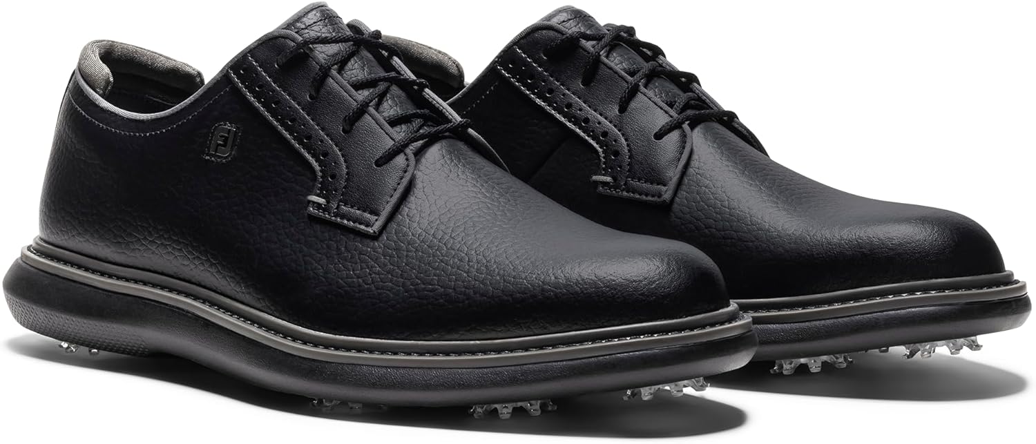 FootJoy Traditions Blucher Mens Spiked Golf Shoes 2025 - 57968 Wide