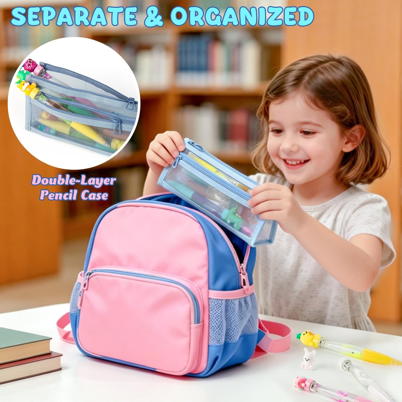 Tigerhu 12 Pezzi Penne a Sfera, Carino Gadget Compleanno Bambina, Regalini Fine Festa con Animali Borsa Penna, Regali Compleanno Bambini Invitati, Regalo di Fine Scuola per Ragazze Ragazzi di 6+ Anni