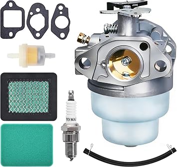 Carburetor for Honda GCV160 GCV160LA GCV160LAO Engine, Manual Choke OEM GCV 160 Carburetor Rebuild Kit with Gasket Air Filter Spark Plug Lawn Mower Pressure Washer Parts