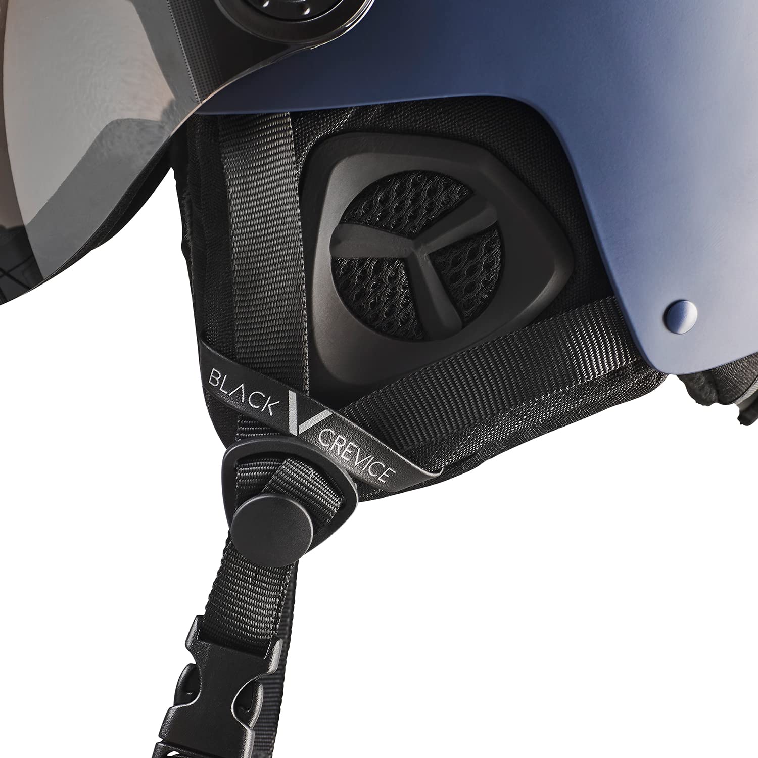 Black Crevice Kirchberg, Casco da Sci Traspirante Unisex di Alta Qualità, Con Aperture di Ventilazione, Personalizzabile