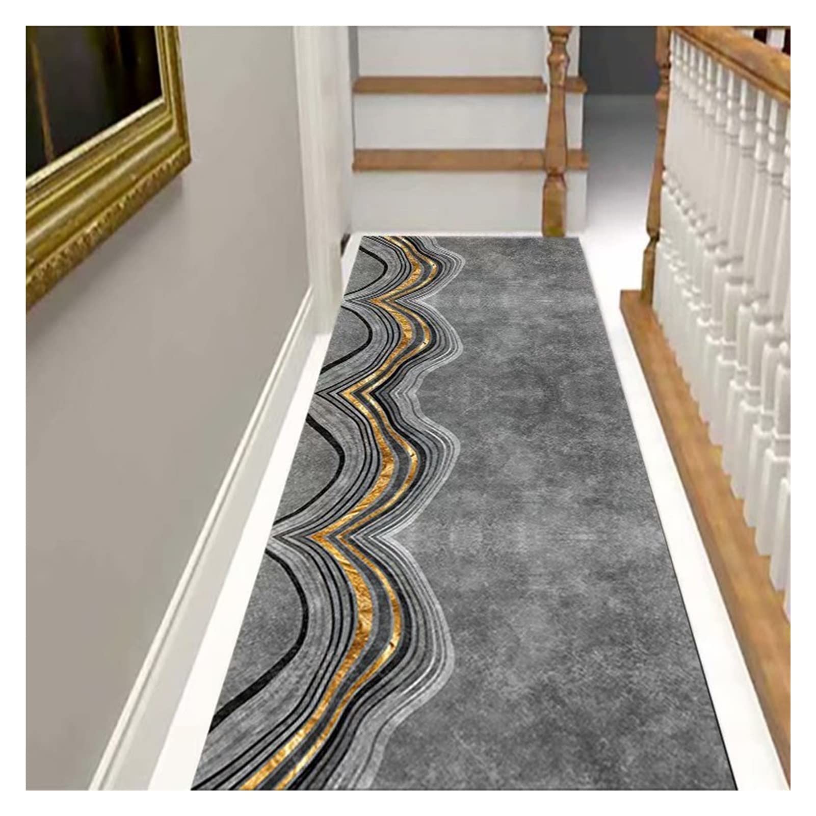 10ft/12ft/16ft/17ft/18ft/20ft Long Hallway Entry Runner Rugs, Non Slip Washable Carpets for Living Room/Bedroom/Laundry Room ( Size : 65x300cm(2ftx10ft) )