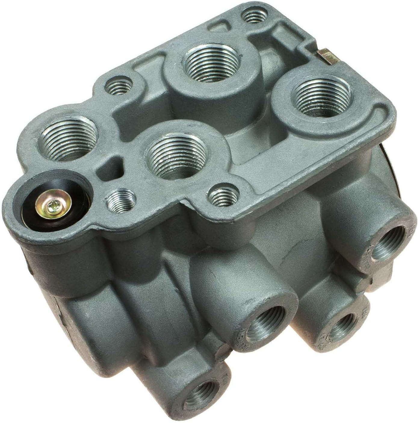 World American WA101818 Air Brake Dual E-7 Foot Valve Replaces Bendix 101818 BW106810 Haldex 101818X Tectran 14611 Navistar 1686687C Torque TR101818 - Delivery Port 2 or 4 Supply Ports 1–4 NPT Thread
