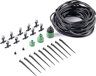 Maximex Gartenbewässerungssystem - Einfache Montage, Kunststoff, Schwarz