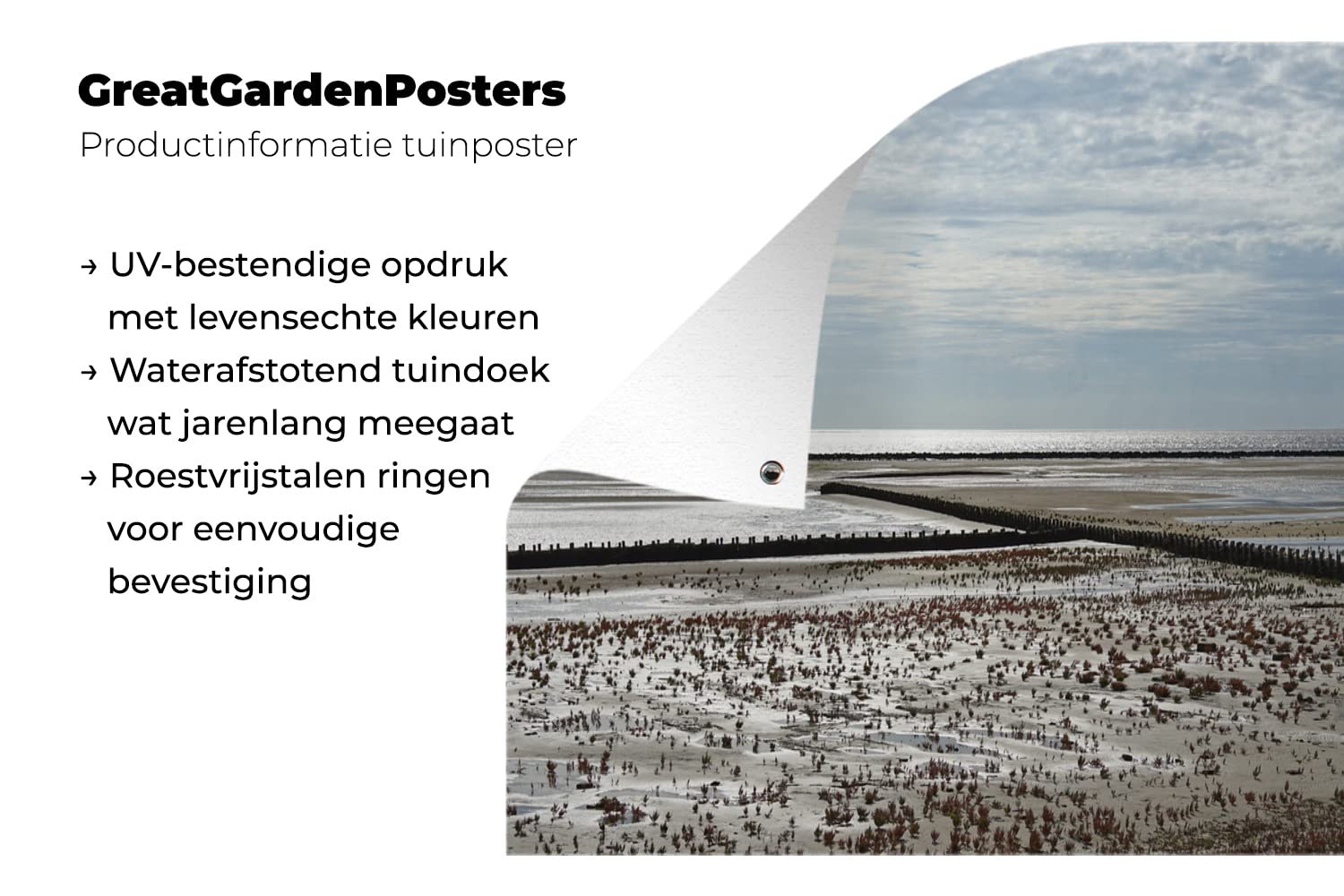 MuchoWow Outdoor-Poster 90x60 Cm – Holzweg Zum Strand In Spanien, Wetterfest