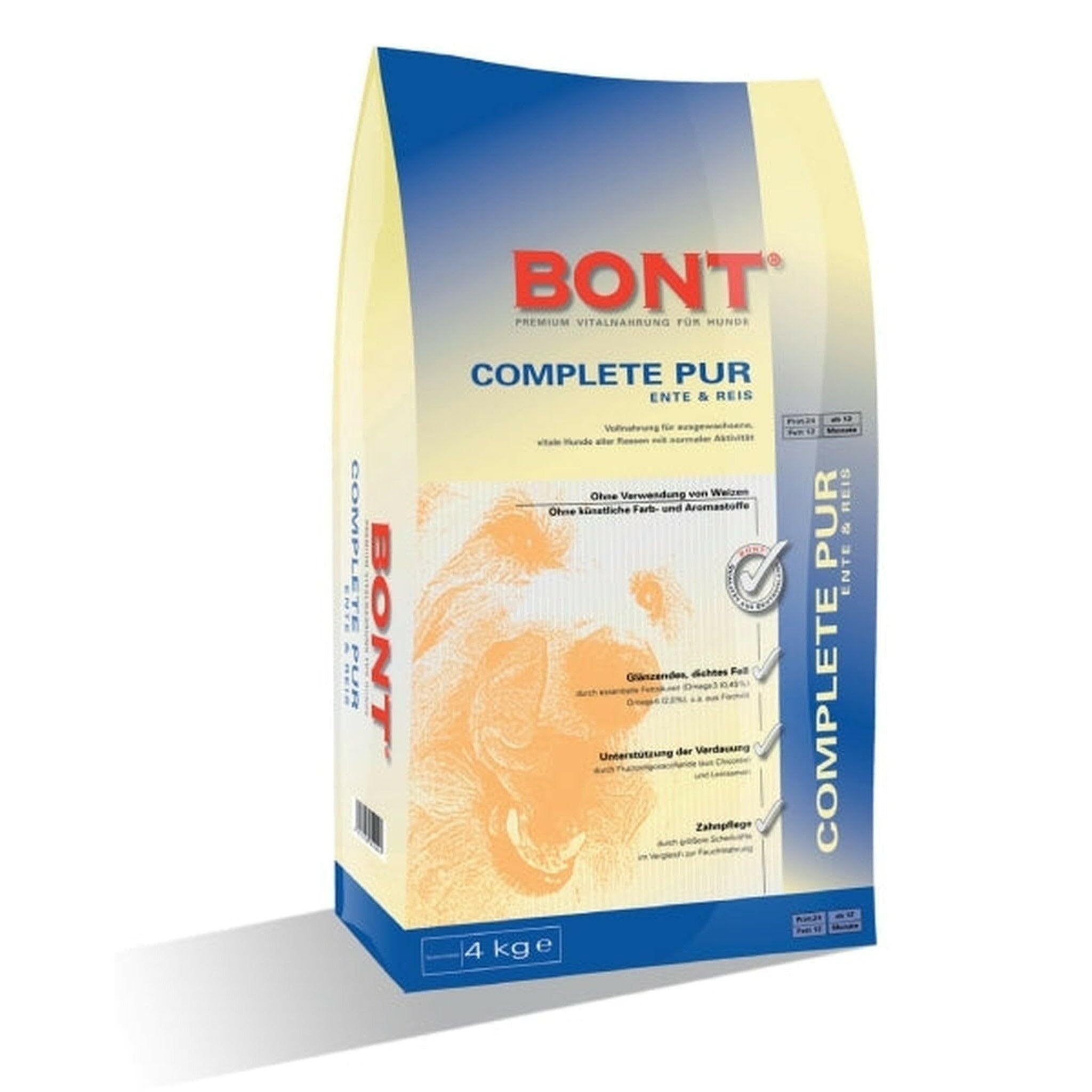 BONT Complete Pur Geflügel Ente + Reis 1 x 15 kg Hundefutter Hunde-Trockenfutter