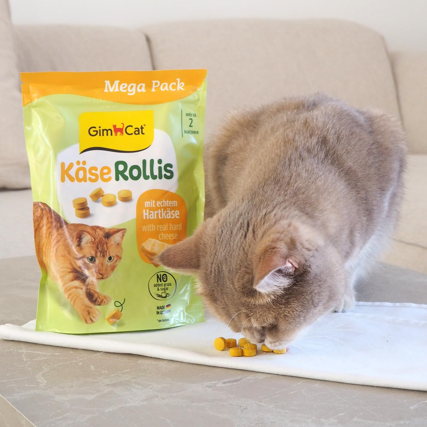 Gimcat Przekąska dla Kotów, Ser, 1 x 425 g