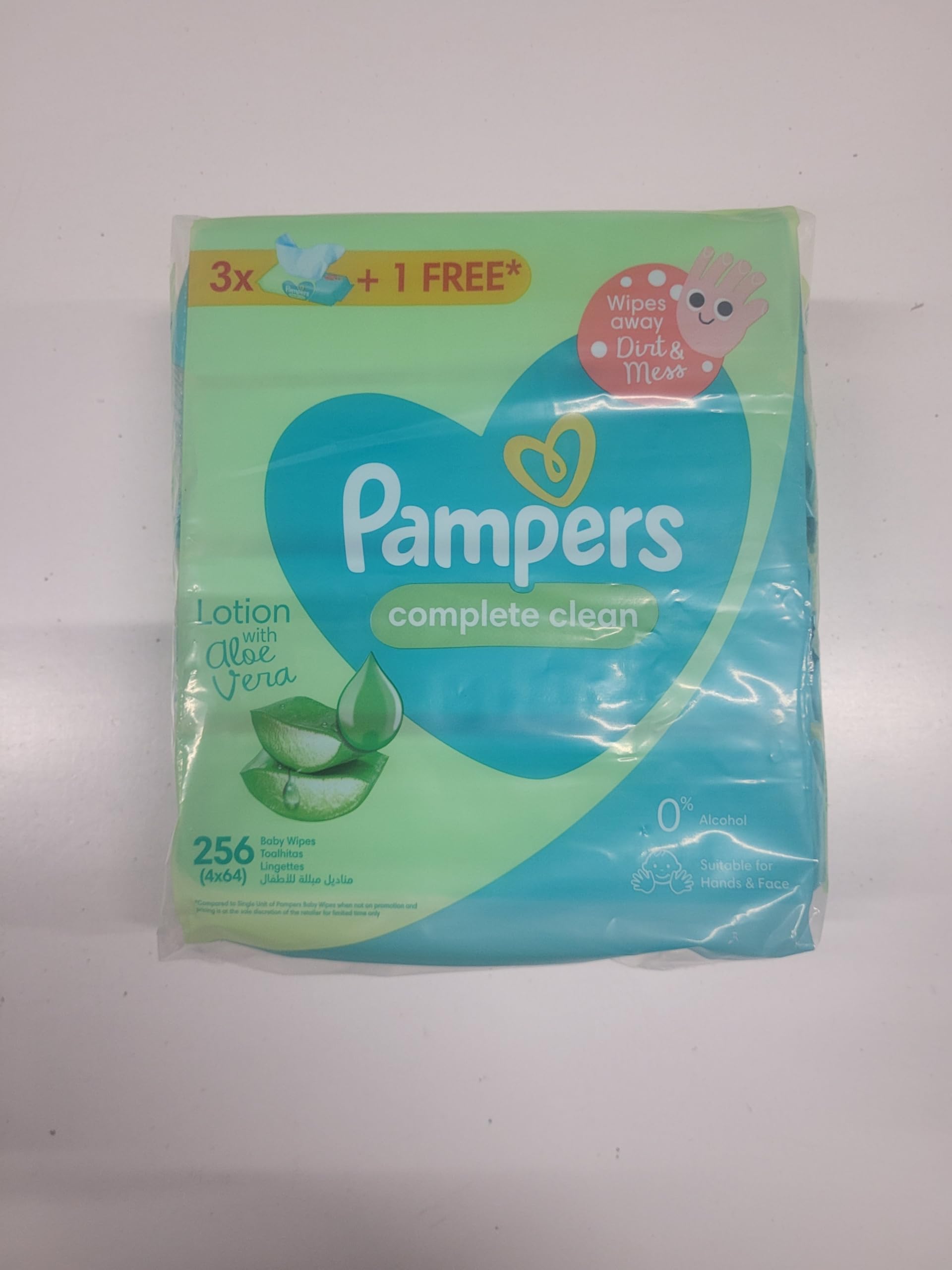 Pampers Baby Wet Wipes, Complete Clean, 4 Packs x64, 256 Wipes Buy