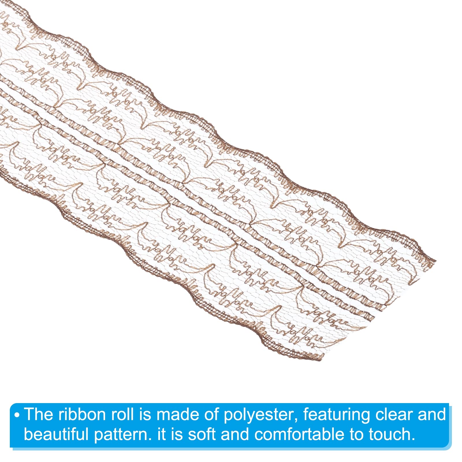 PATIKIL 1.8 Inch x 25 Yards Lace Trim Ribbon - Image 4