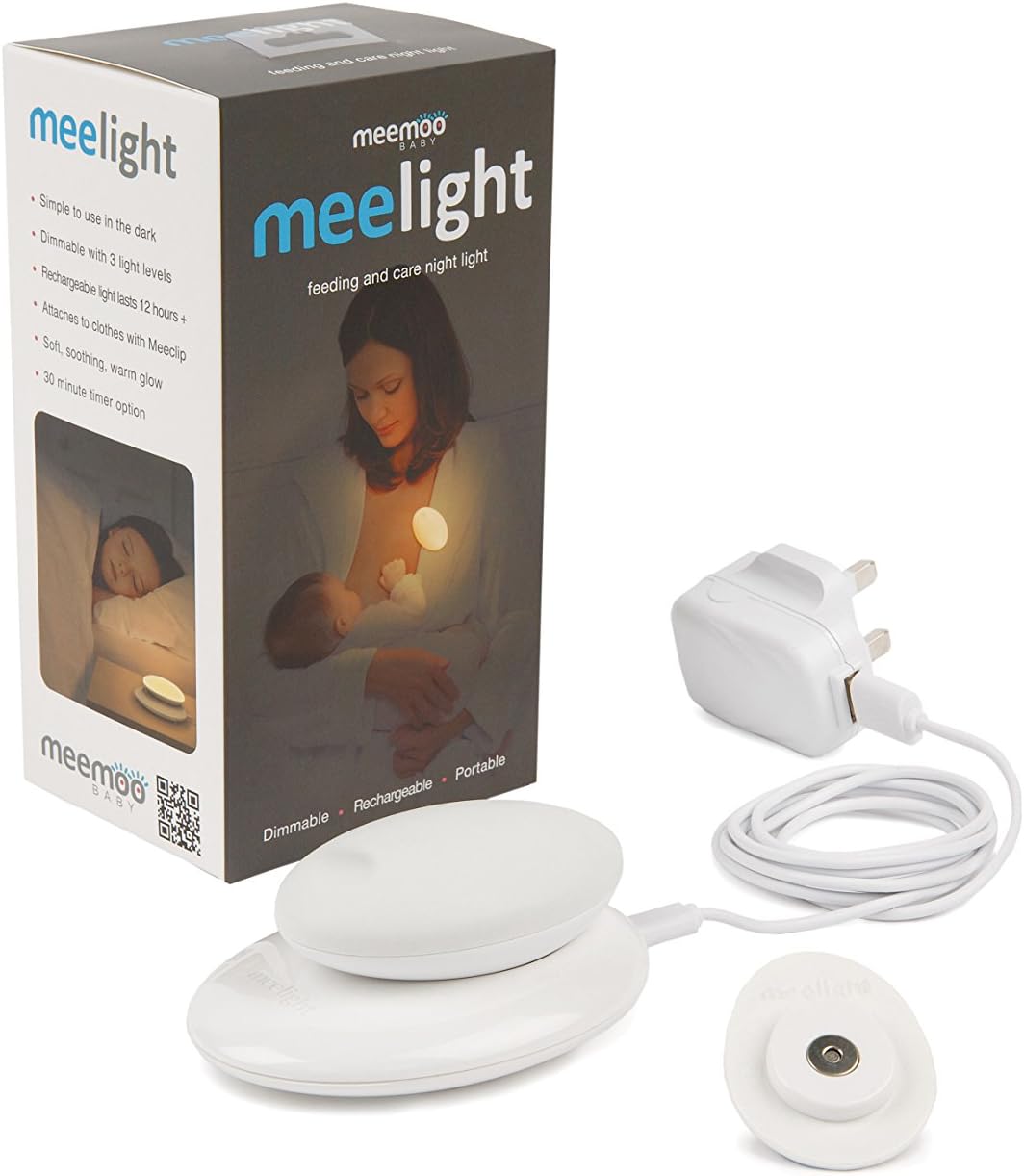 MeeMoo Baby Meelight - Soft and Soothing Portable Nightlight for Feeding and Caring for Your Baby at Night