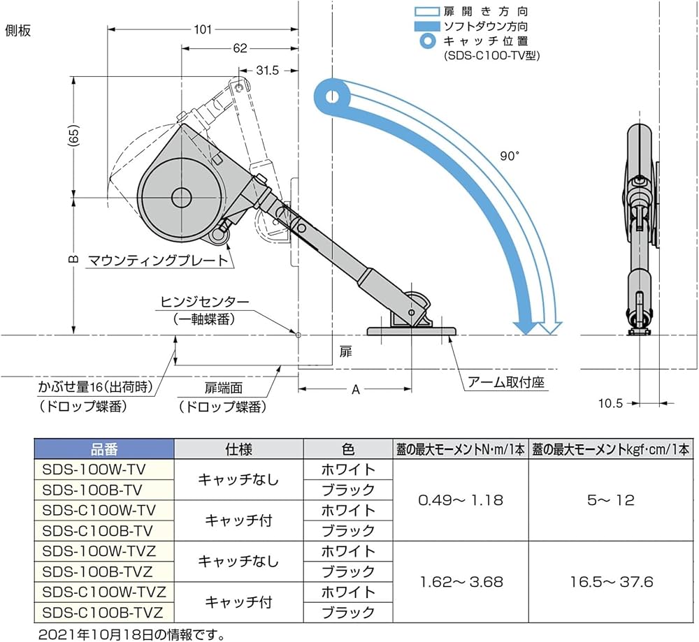 Amazon.co.jp: スガツネ工業 ランプ印 ソフトダウンステーSDS-C100-TV
