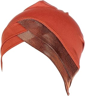 Womens Casual Head Hat Cap Headwear Muslim Turban Cap Headwrap Turban Cap Men Cotton Summer Hat Hiking Baseball Cap for Women Thick Hat Mens Outdoor Trucker Hat