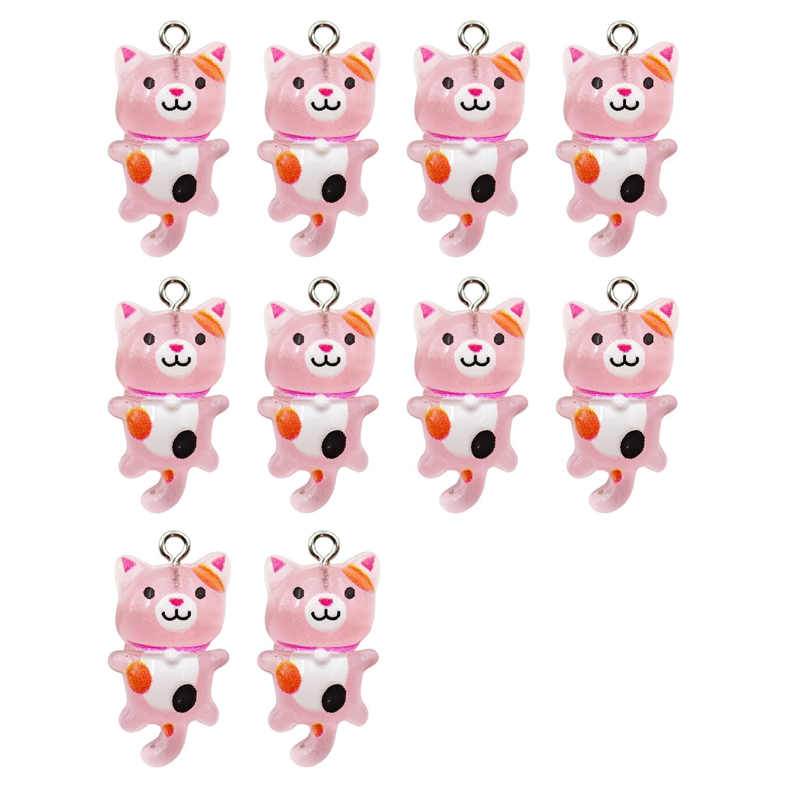 Assortiment résine chat miniature idée cadeau originale pour bijoux uniques