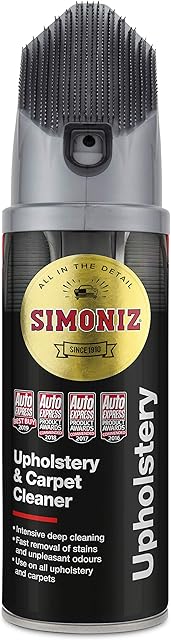 Simoniz SAPP0084A Upholstery Cleaner with Brush 400ml