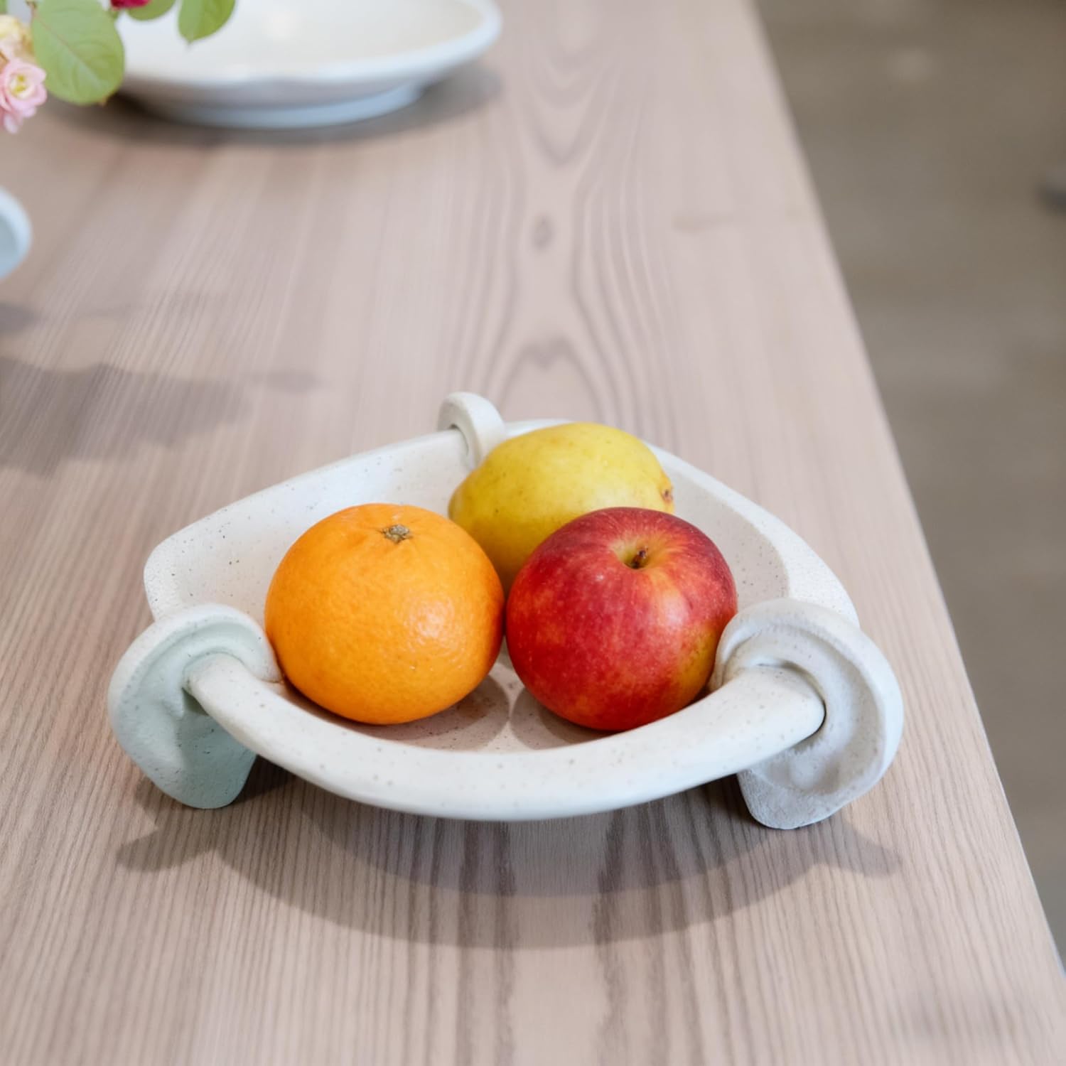 10" Large Decorative Bowl decor, Decorative Bowls for Modern Home Decor,Stylish Key Bowl for Entry Table,Decorative Fruit Bowls for Kitchen Counter