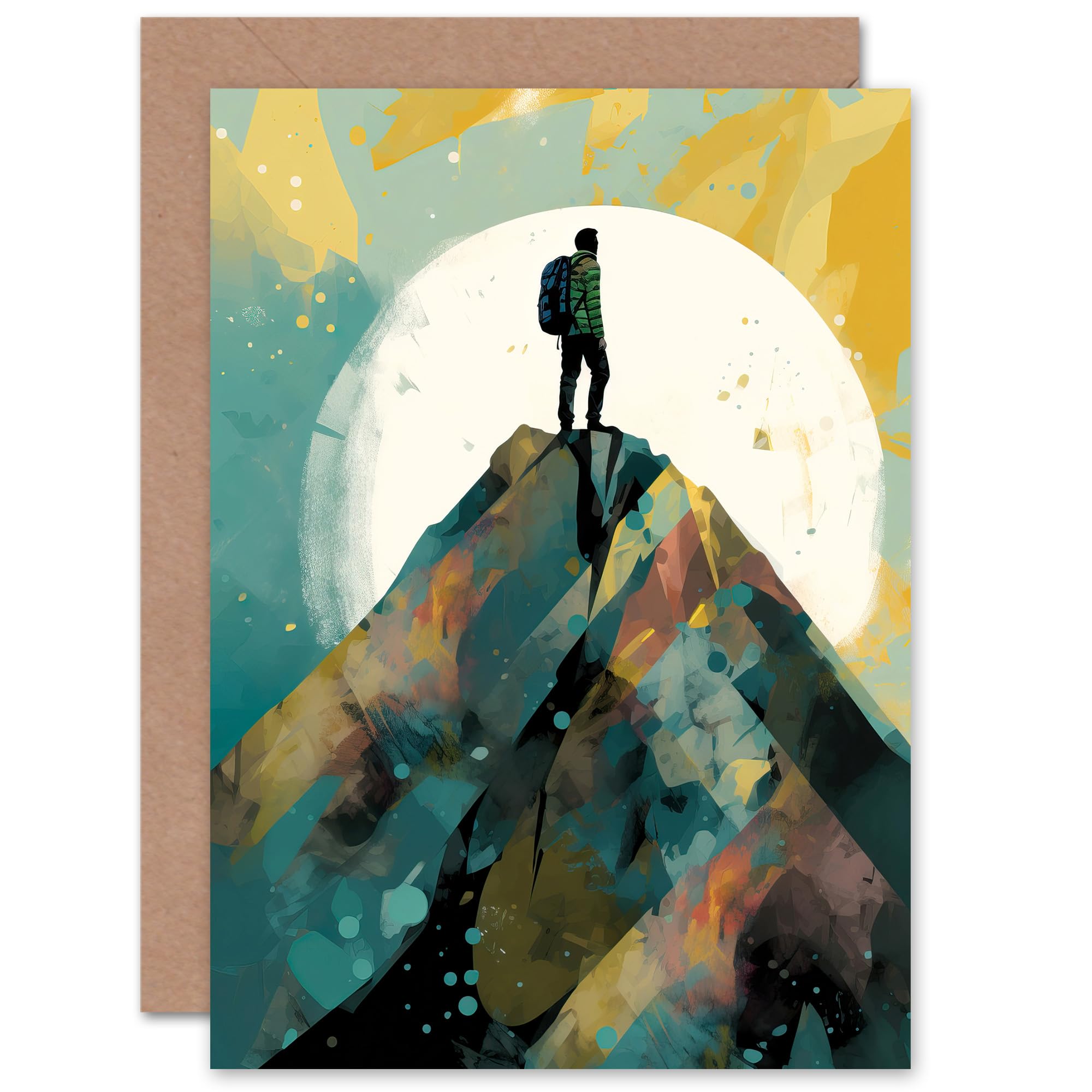 Artery8 Greeting Card - Birthday Card - Mountain Peak Design