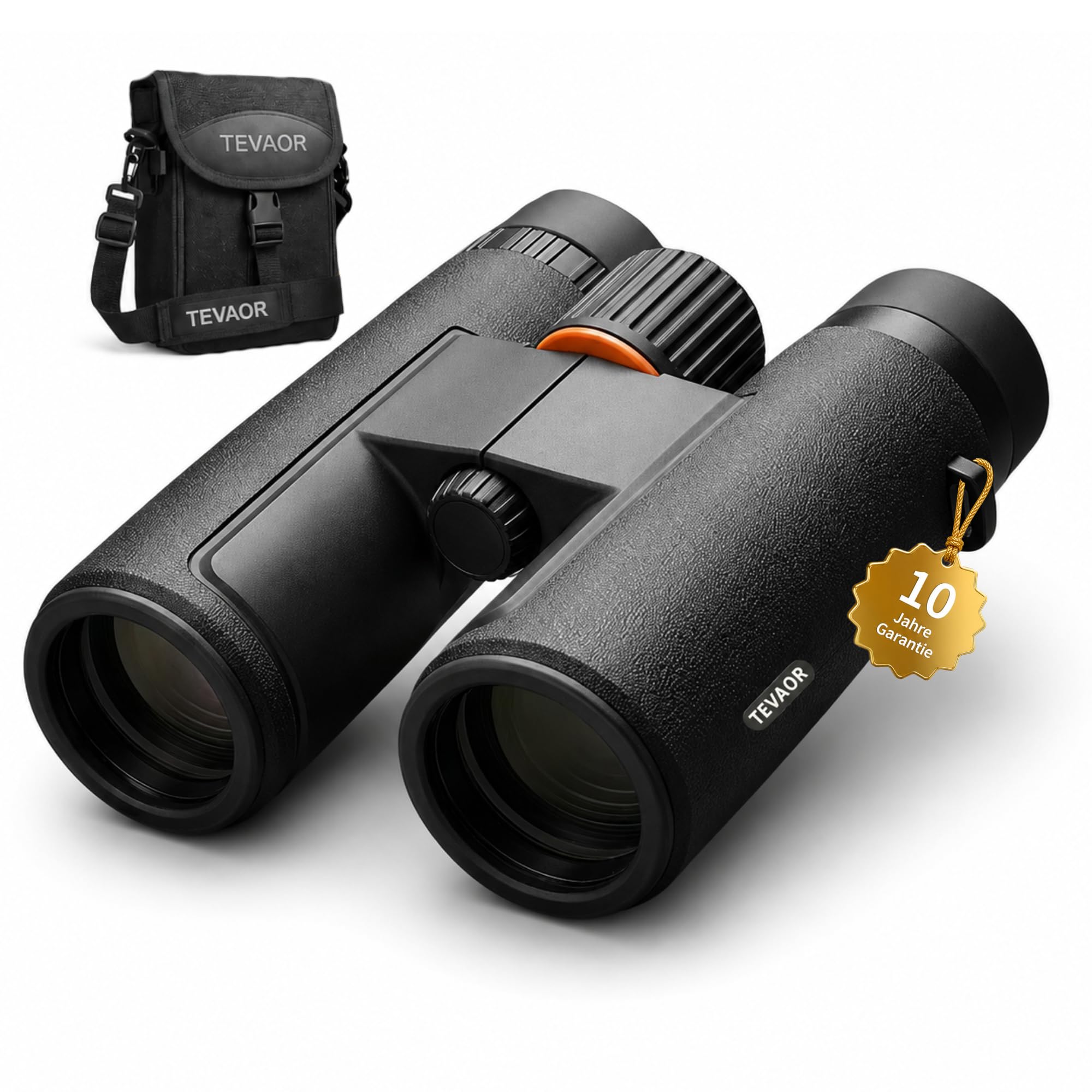 Fernglas 10x42 für Erwachsene & Brillenträger – BaK4 & FMC-vergütet, HD Feldstecher – Wetterfest & Beschlagfrei durch Nitrogenfüllung – für Wandern, Outdoor, Vogelbeobachtung, Jagd & Reisen