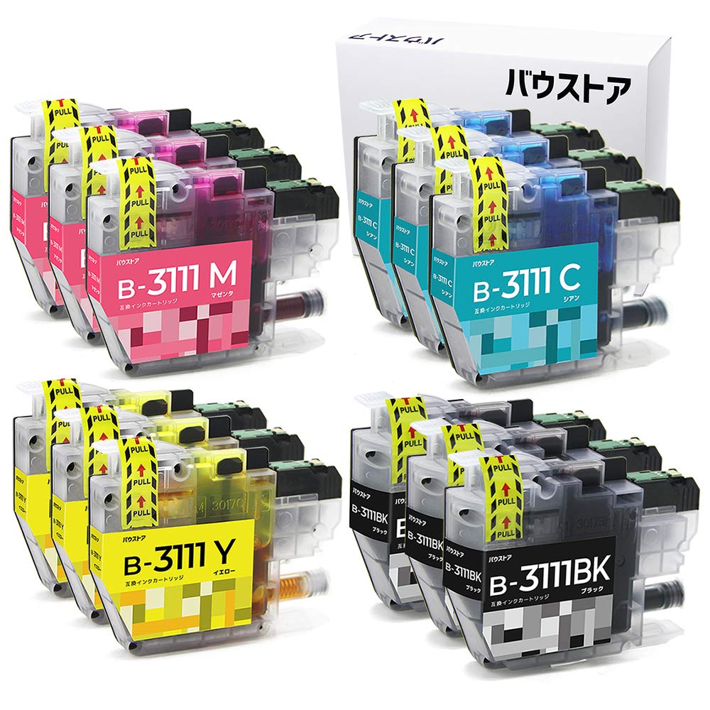 Amazon.co.jp: Brother LC3111 対応 互換インクカートリッジ 12個 (全