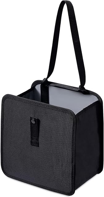 WildAuto Car Rubbish Bin, Car Bin for Tidy, Hanging Leakproof Rubbish Container, Car Organiser Car Boot for Car/SUV/Truck/Minivan