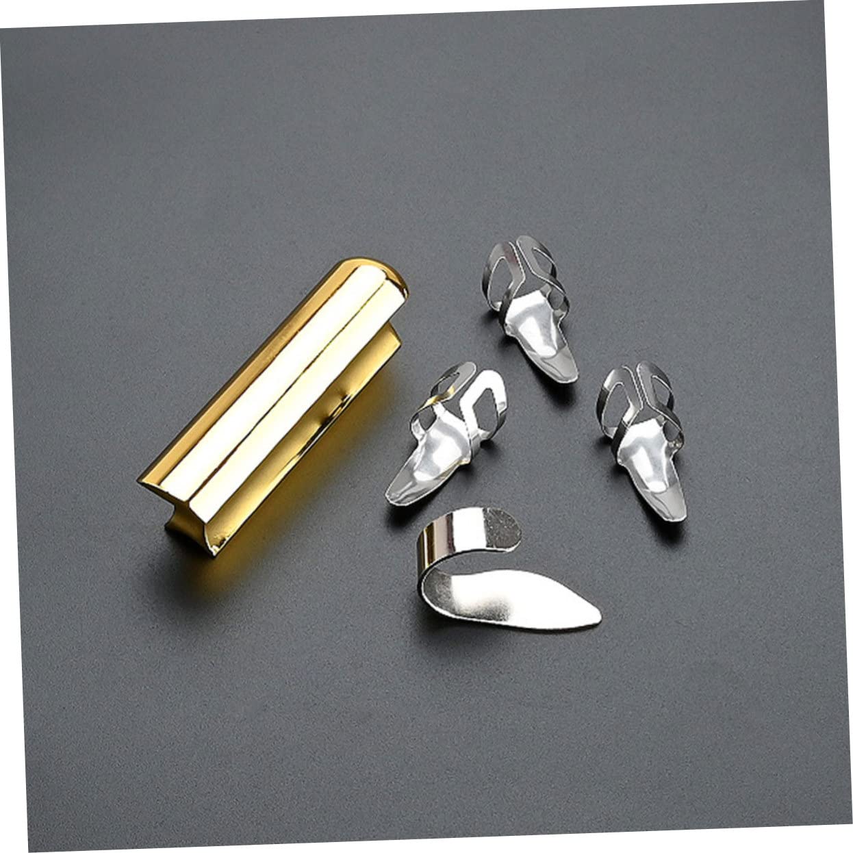 ifundom 3sets Plettri e Scorrevole Per Chitarra Elettrica Slider Per Chiari e Luminosi Accessorio Per Musicisti e Appassionati Chitarra
