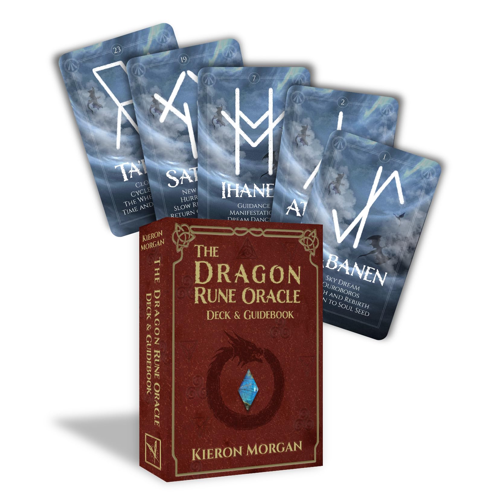 The Dragon Rune Oracle: (28 Full-Color Cards and 108-Page