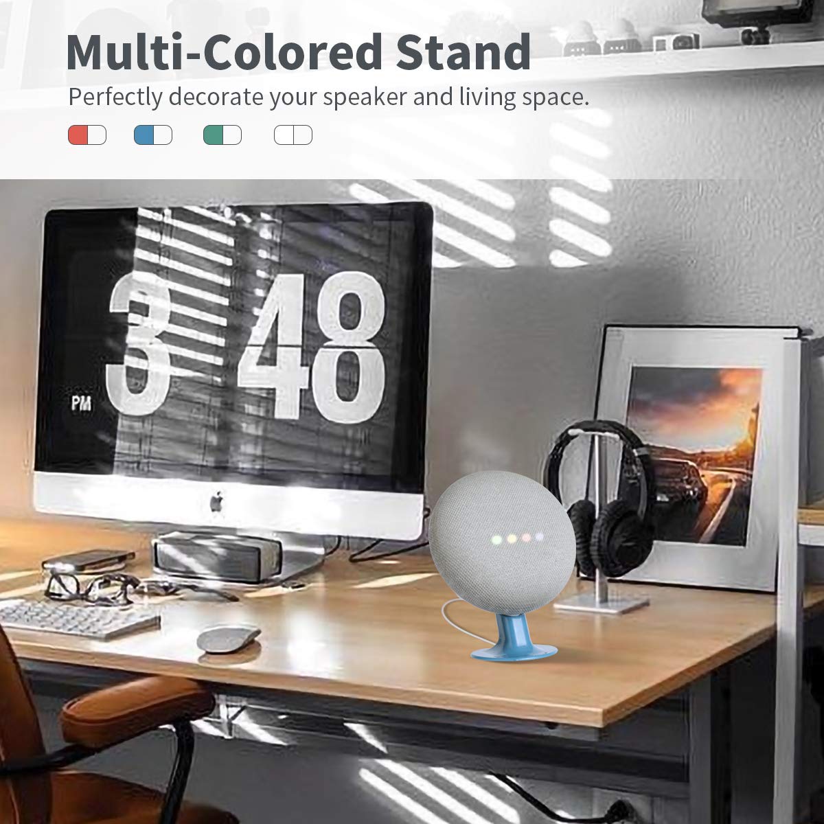 google home mini desk stand