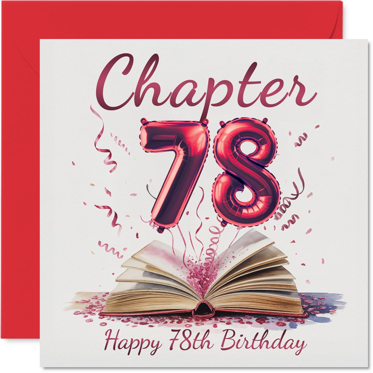 78th Birthday Cards for Women and Men, Start of Another Chapter
