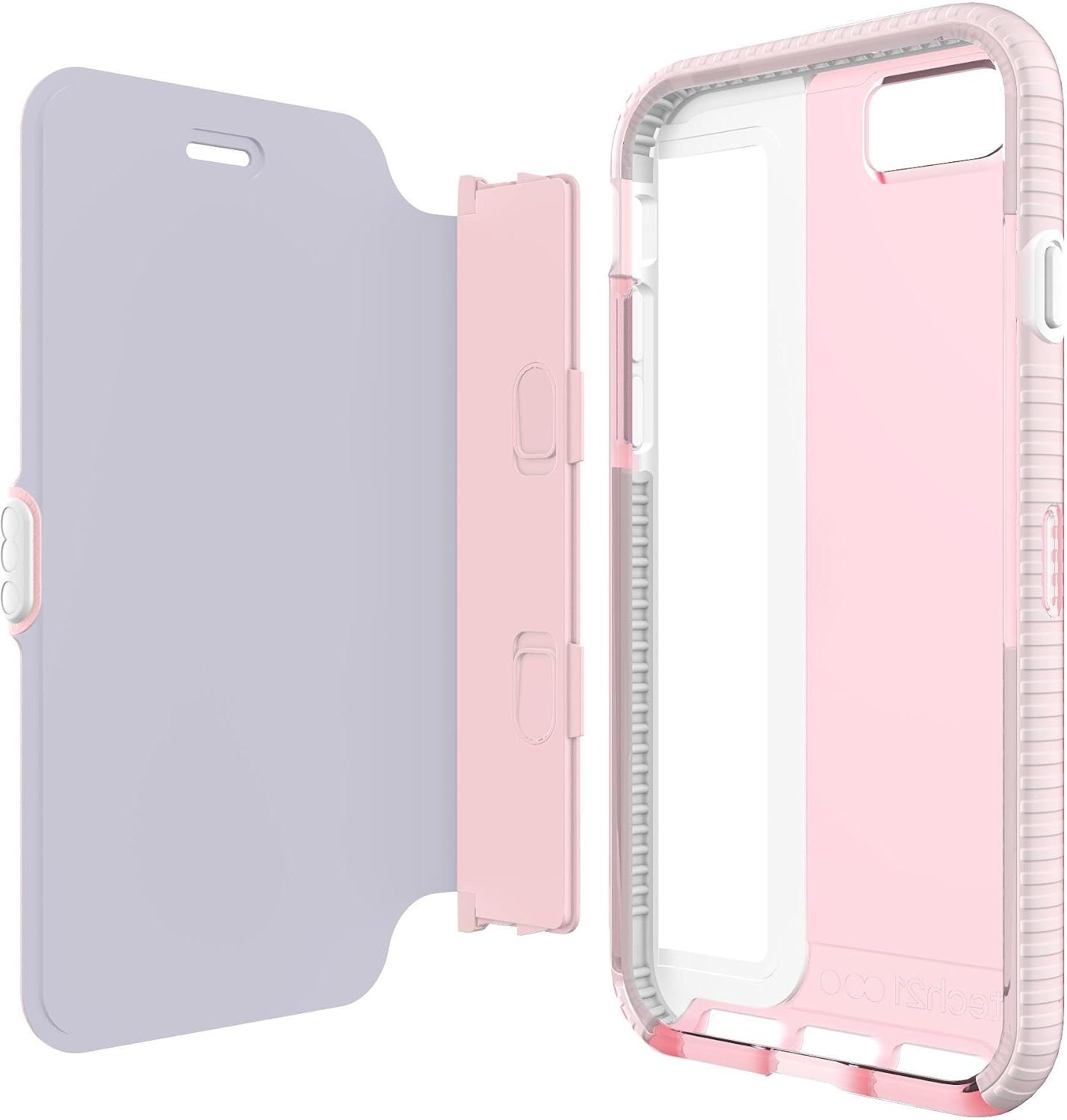 Tech21 Evo Wallet for iPhone 7 - Light Rose