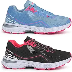 Kit 2 Pares Tenis Academia Feminino Olymp Gel Para Esporte Macio Original T-Shoes