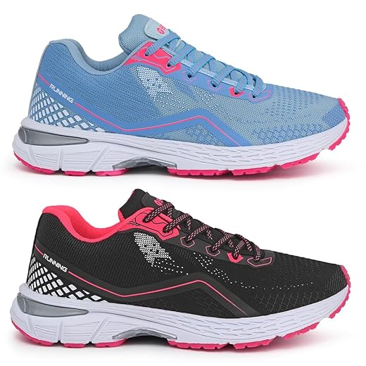 Kit 2 Pares Tenis Academia Feminino Olymp Gel Para Esporte Macio Original T-Shoes