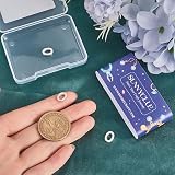 SUNNYCLUE 1 Box 3 Stück 10mm 925 Sterling Federring Clips Federtorring Großpackung Silberne Runde Karabiner Clip Verschlüsse Geldbörsen Karabinerhaken O Ringe Zur Schmuckherstellung Schlüsselanhänger - 3