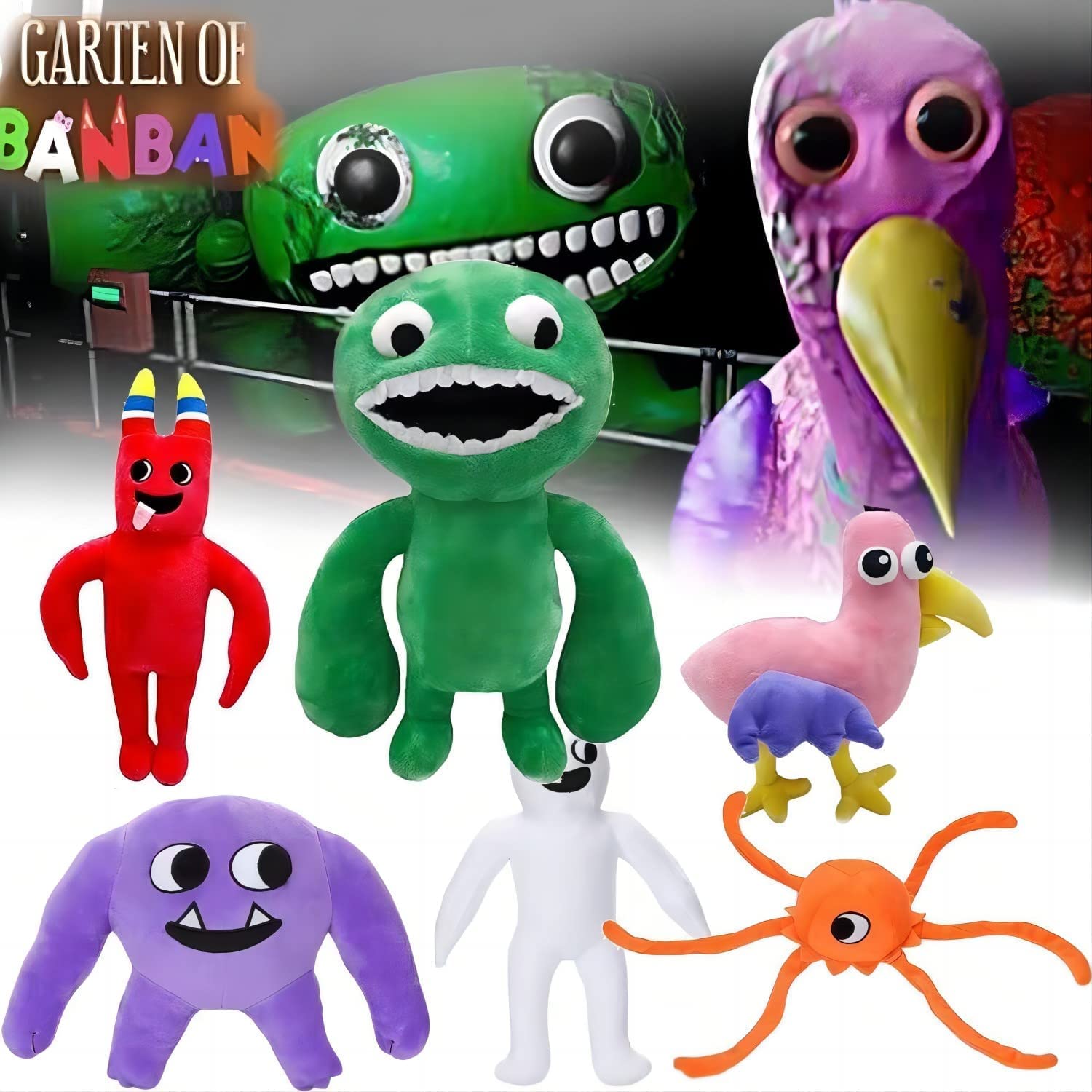 kaopos 1pcs Garten of banban Plush,Garten of banban Soft Stuffed