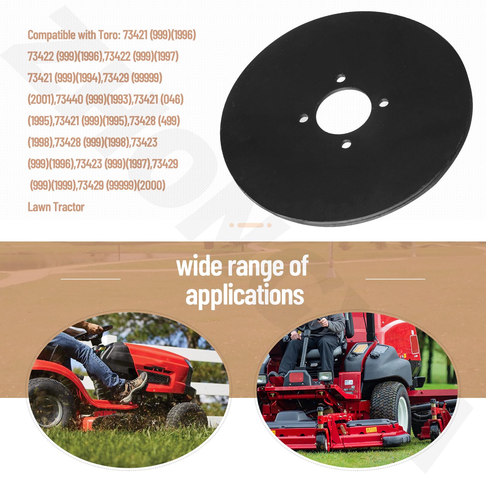 Amazon.com : ZHONGXIA 94-6650 114881 Wheel Horse Friction Disc