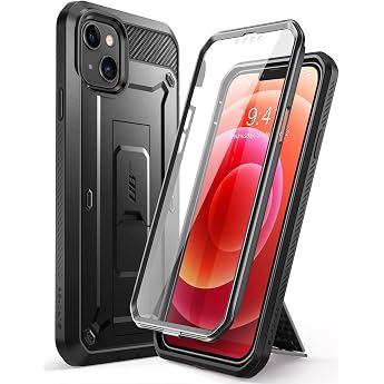 SUPCASE iPhone 13 Mini Case, 5.4 Inch 2021 Full Protection, Shock Resistant, US Military Standard Certified, Case and LCD Protection Film Integrated, Dustproof, with Clip on Back, Sports UBPro Series