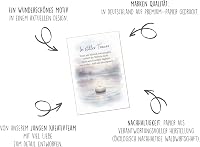 Card de condoleanțe Premium Edition Seidel cu plic, felicitare de doliu pliată, cu mesaj de condoleanțe discret, compasiune, amintire, speranță, putere 3