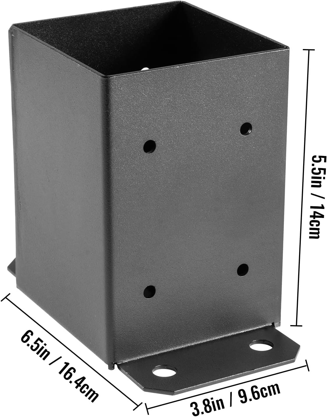 Flash Sale VEVOR Post Base, 4 x 4 inch (Inner Size 3.6 x 3.6 inch) 10PCS Wood Fence Post Anchor Base, Heavy Duty Powder-Coated Steel Post Bracket with Screws, for Deck Porch Railing Support Trim Hottest Sales VEVOR Post Base, 4 x 4 inch (Inner Size 3.6 x 3.6 inch) 10PCS Wood Fence Post Anchor Base, Heavy Duty Powder-Coated Steel Post Bracket with Screws, for Deck Porch Railing Support Trim