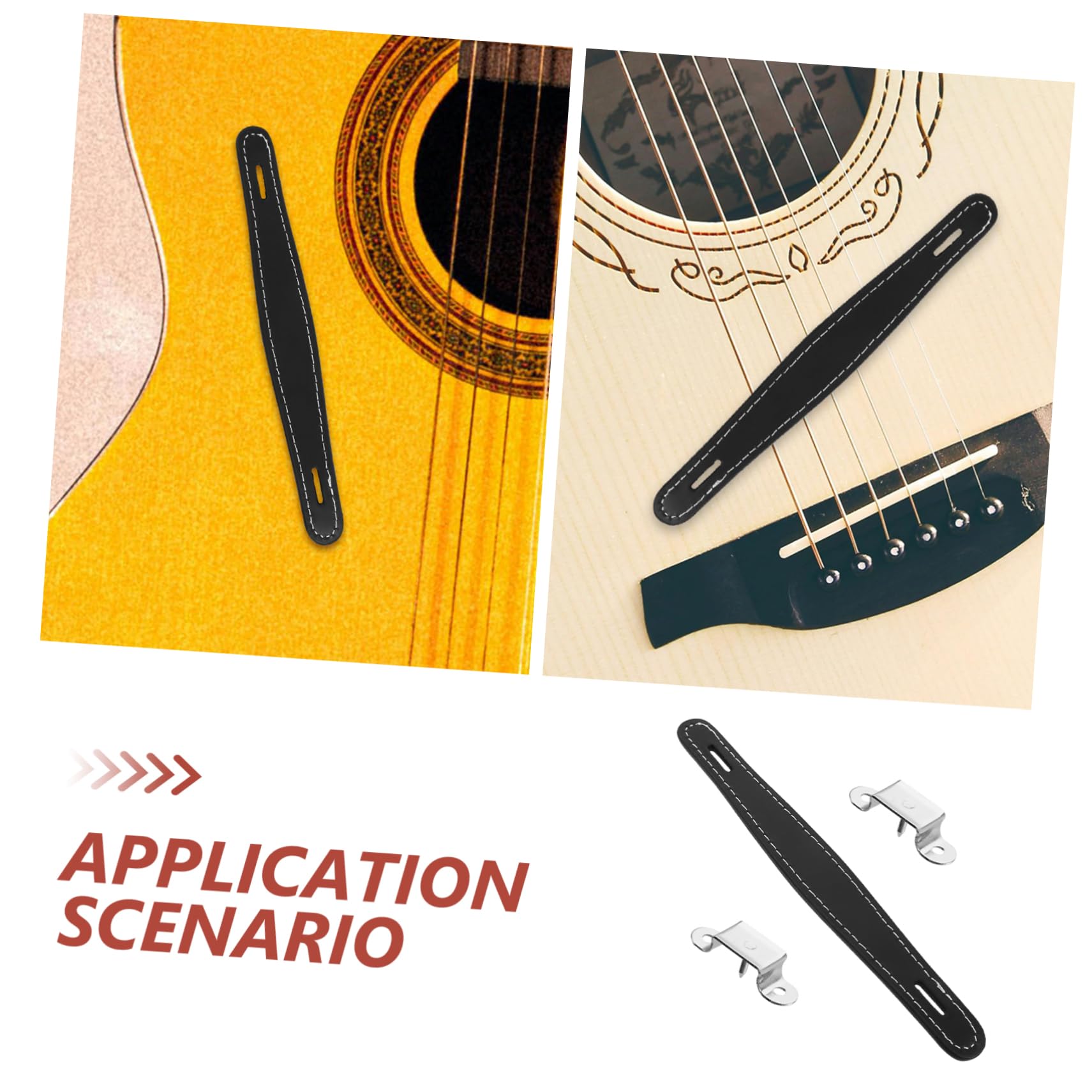 Levemolo Guitar Amp Handle Zinc Alloy Cowhide Replacement Speaker Cabinet Pulls