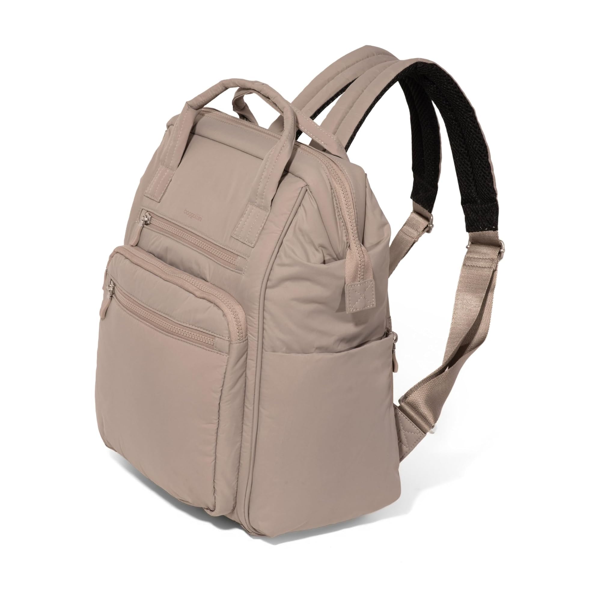 Baggallini Womens Chelsea Laptop Backpack Moonrock Puff One Size