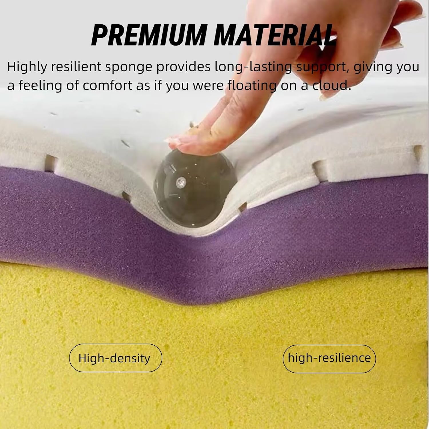 Living Room Sofa 102.36IN (Wider Leather Seats)(Solid Wood Frame) Modern Luxury Style, Black for 3-4 Person