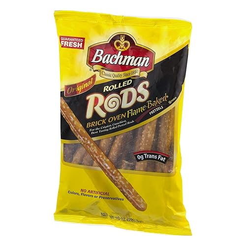 Miniatura 4 de Bachman Original Rolled Rods Pretzels horneados, 10 onzas (paquete de 12)